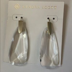 Kendra Scott Jewelry - Kendra Scott, Earrings, Gold and Crystal, NWT Kendra Scott Jewelry - Kendra Scott, Earrings, Gold and Crystal, NWT
